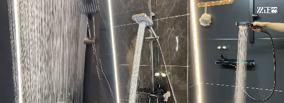 不同花洒出水1